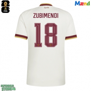 Spanien Martin Zubimendi #18 Replika Udebanetrøje VM 2026 Kortærmet